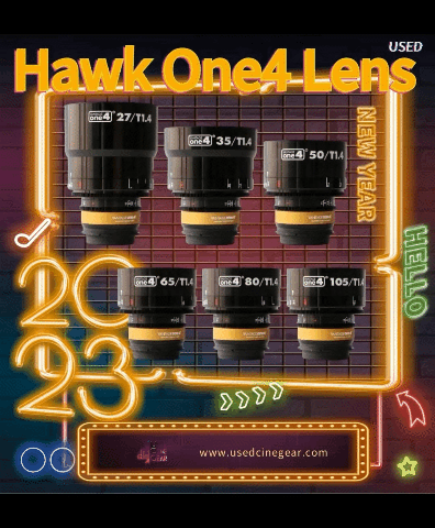 Used Hawk One4 large format cinema lenses kit （6pcs）