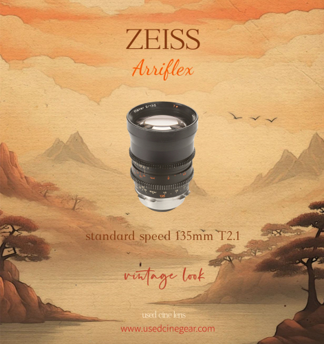 Used Zeiss Arriflex Standard Speed Lens 135mm T2.1