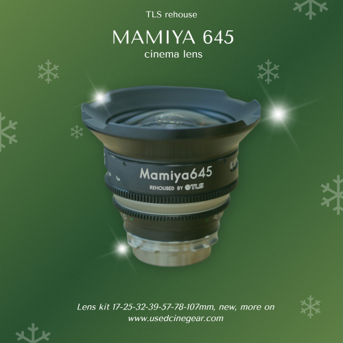 Mamiya 645 TLS Rehouse Cinema Lens Kit (7pcs)
