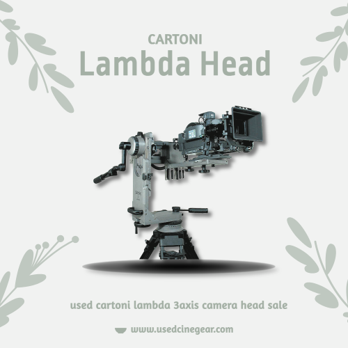 Used Cartoni Lambda 3axis camera head