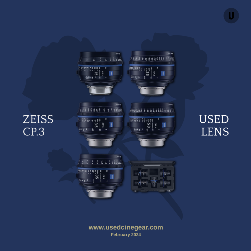 Used Zeiss CP.3 Cinema Prime Lens Kit