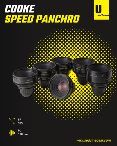 Used Cooke Speed Panchro TLS rehouse Lens Kit 6pcs