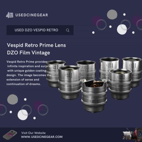 Used DZO Vespid Retro Prime Lens Kit