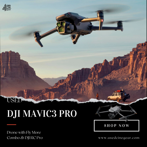 Used DJI Mavic 3 Pro Drone with Fly More Combo & DJI RC Pro