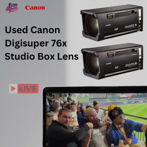 Used Canon 9-690mm XJ76x9B / LO DIGISUPER 76x Box Lens