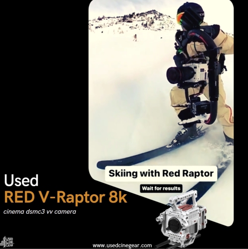 Used RED DIGITAL CINEMA V-RAPTOR 8K VV DSMC3 Camera (white limited edition)