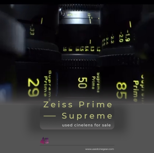 Used Zeiss Suprme Prime Cinema Lenses Kit 6pcs