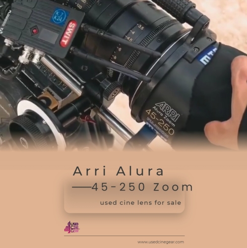 Used ARRI/Fujinon Alura 45-250mm T2.6 Studio Zoom Lens