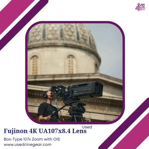 Used Fujinon 4K Premier UHD UA107X8.4 Box-Type 107x Zoom with OIS