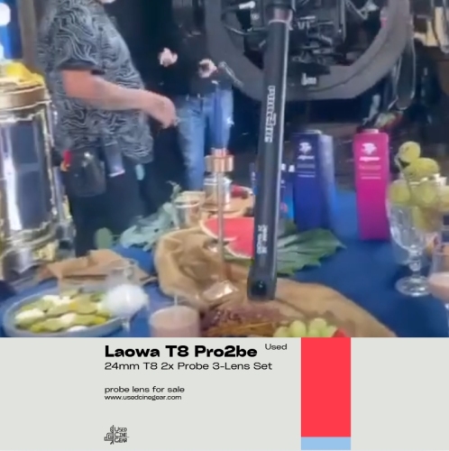 Used Venus Optics LAOWA Pro2be 24mm T8 2x Probe 3-Lens Set