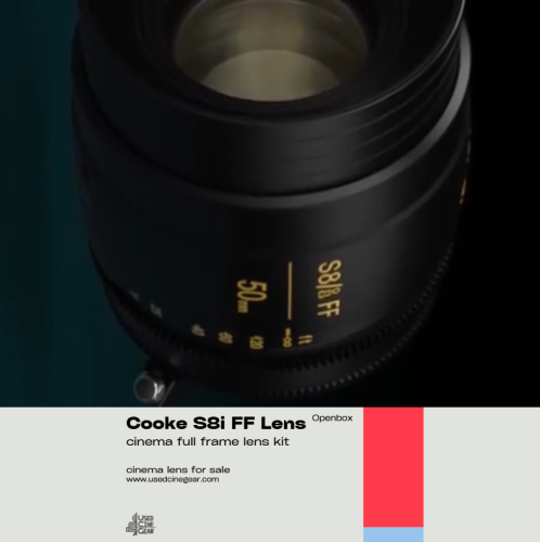Cooke S8i Lens Gold Kit-openbox