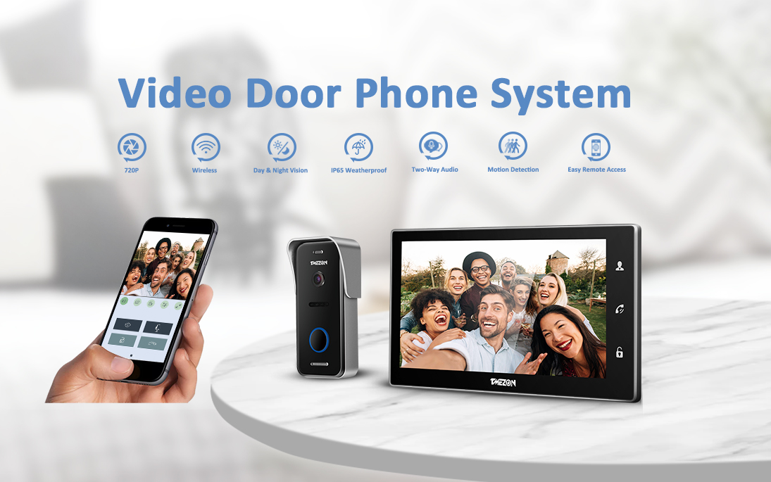 tmezon 4 wire video door phone