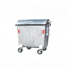 IMPA 174165 MST GALVANIZED GARBAGE BIN WITH WHEEL