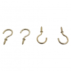 IMPA 696601-696609 MST CUP HOOKS, BRASS