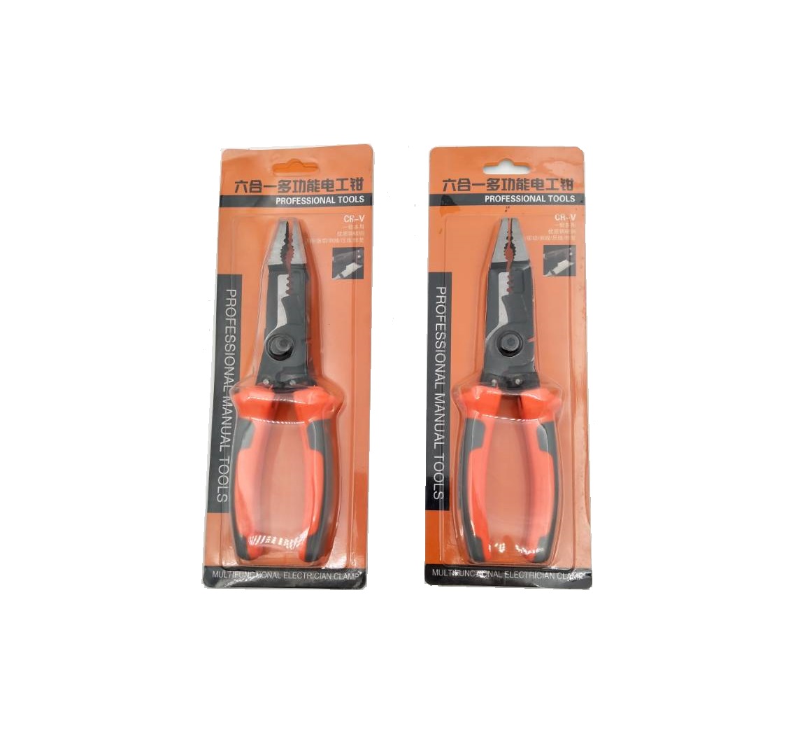 IMPA 611743-611744 MST ELECTRICIANS' PLIERS, PLASTIC COATED HANDLE