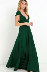 divine night backless green maxi dress