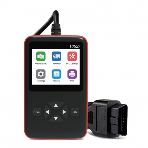 V500 Code Reader for Cars and Heavy Duty Truck Scanner Diagnostic Tool
