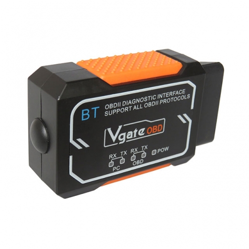 Vgate Chip PIC18F2480 Car Diagnostic Scanner OBD Bluetooth Elm327 For iOS/Android 10PCS