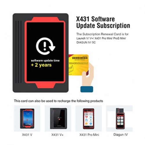 Launch X-431 1 Years Update Service for PAD VII PAD 7 Automotive Diagnostic Tool
