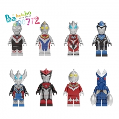mini block figure Toys Ultraman 8-18PCS block toys