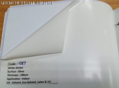 White Sticker Gloss 140g