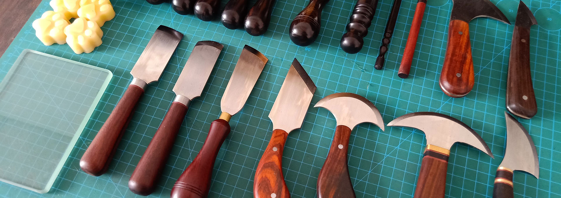 Leather knives