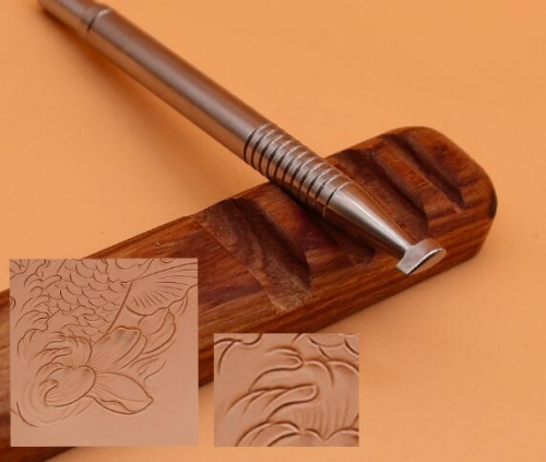Leather Carving Water-Droplet Stamp