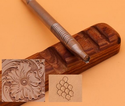Leather Carving Fish Scale Stamp