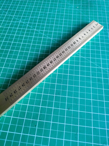 Solid Brass Ruler