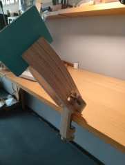 Small table mounted stitching clamp