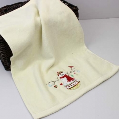 Wholesale 100% cotton beach towel with custom embroidery logo