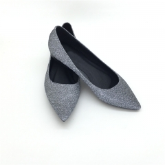 Supply Women Pointed Toe Satin Flats pumps