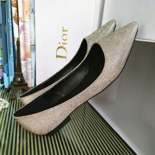 Supply Women Pointed Toe Satin Flats pumps