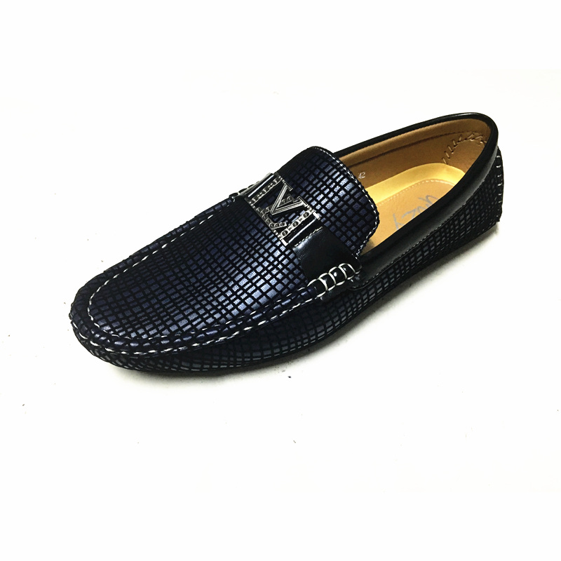 Wholesale Men's Stitching Round toe soft Moccasin shoes