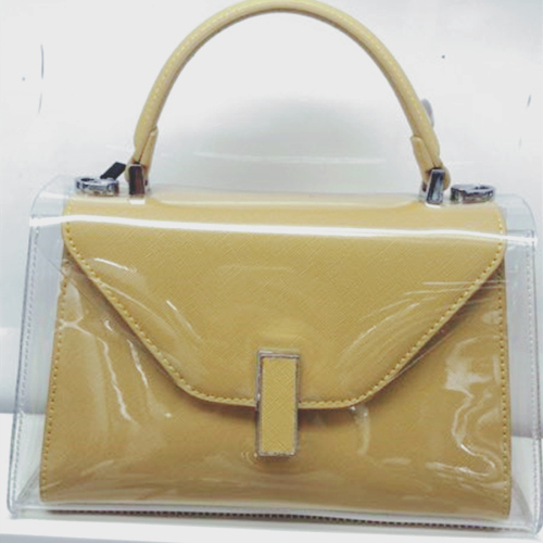 Shouder bags Round Strap Magnetic buckle Transparent handbags Wholesale