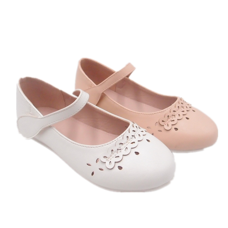 Wholesale Girls' Pearl Bunny Flower baby shoe Patent Kids School Shoes