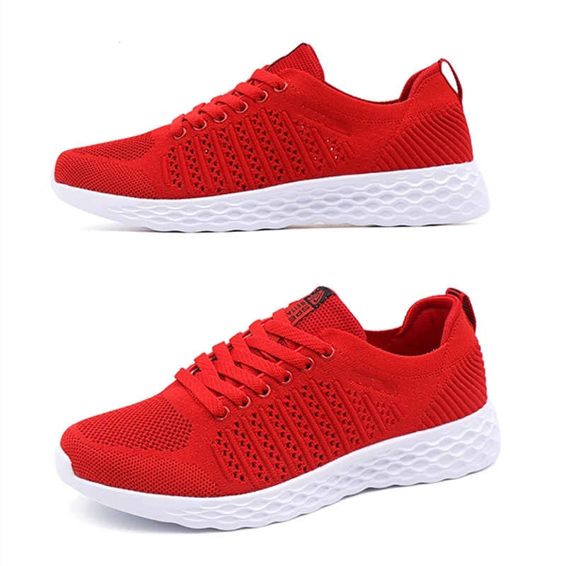 Sport shoe Wholesale women's woven shoes Light-weight Sneakers women's Wavy wall Sport shoes