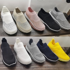 Flyingknit shoe supplier Wholesale women's flyknit shoes men's flyingkints Sneaker footwear women's diamonds Sport shoes