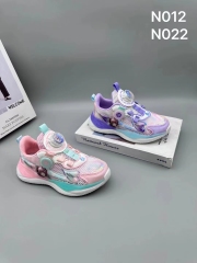 MZY factory Wholesale Girl's sport shoes badges shoes adjustable baby shoes Kids School Running Shoes