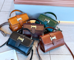 MZY Factory Handbag Manufacturer Brush Genuine Leather Casual handbag Women's leather handbags