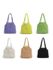 MZY Fabric Handmake Woven Customized Colorful handbag Women's handbag production tote bags Girls Handbag Manufacturer