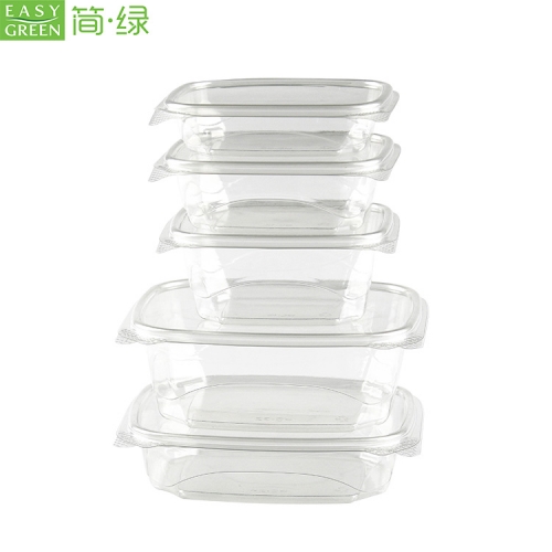 Disposable Salad Bowl PLA Plastic Disposable With Lid