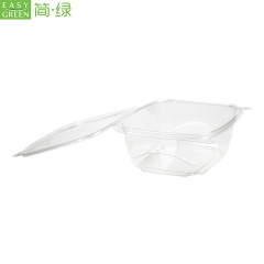 Biodegradable PLA Plastic Clamshell Fruit Box Packaging