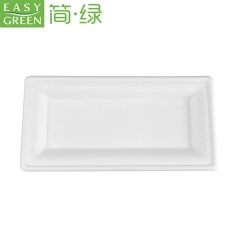 Sugarcane Bagasse Pulp Plate For Eco-Friend Food Packaging