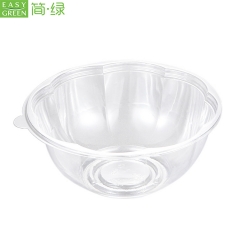 HS-02 Eco Friendly Disposable Packaging Fruit Salad And Vegetable Storage Container Boxes With Dome Lid