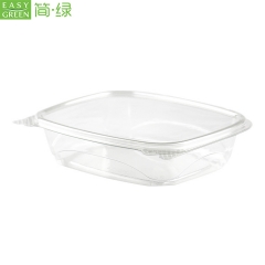 12oz(350ML) Disposable PLA Plastic Fruit Containers For Salad