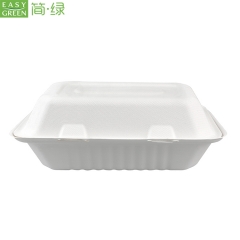 Clamshell Lunch Box For Fast Food Packaging