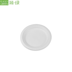 Disposable Sugarcane Paper Fiber Plates From Manufacturer