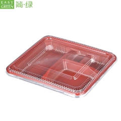 Disposable Microwave PP Lunch Box For Eco-Friendly Good Food Packaging