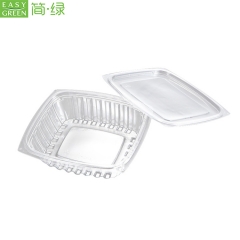 Plastic Transparent Salad Bowl Takeout For Dry Fruit